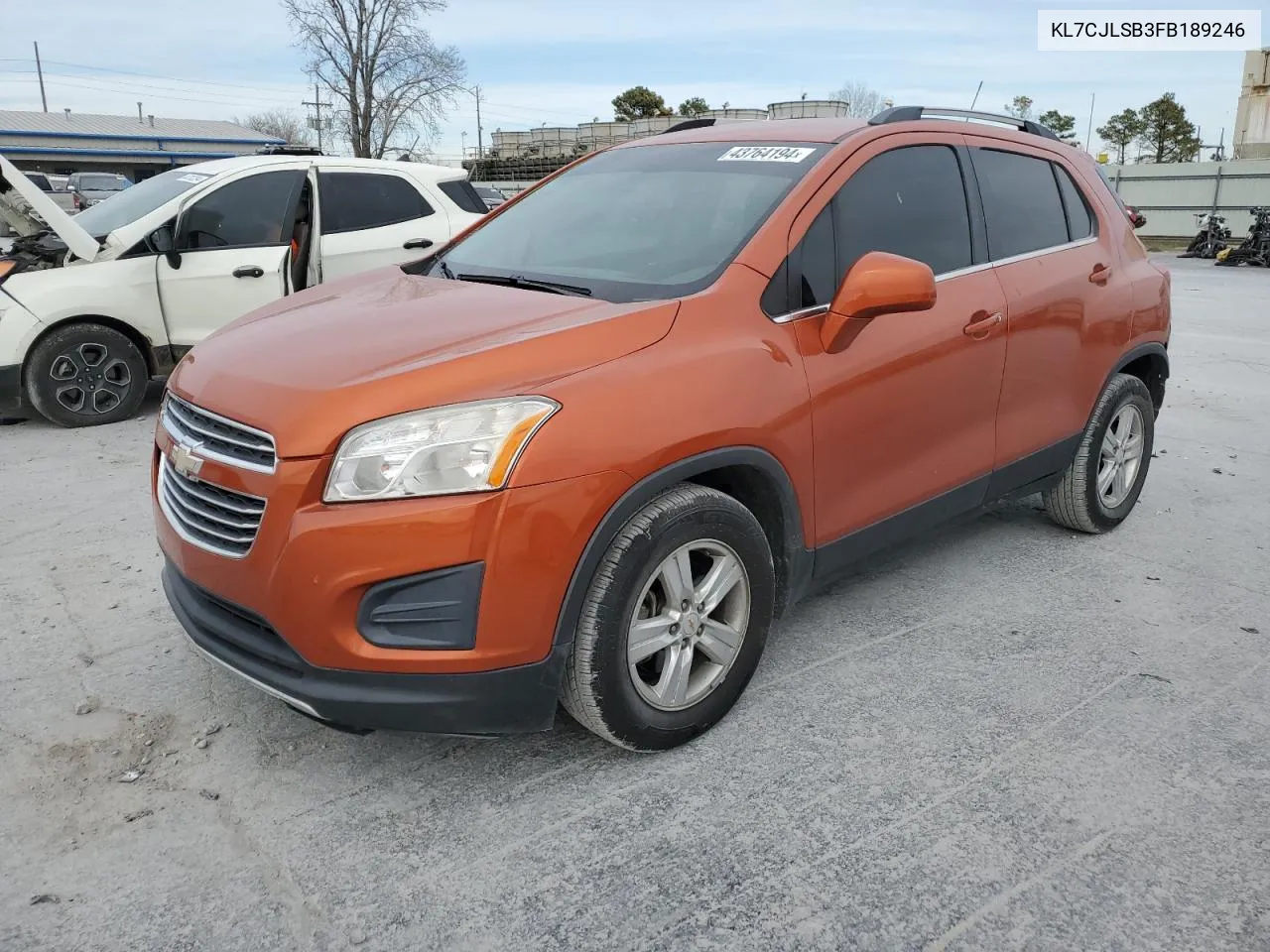 KL7CJLSB3FB189246 2015 Chevrolet Trax 1Lt