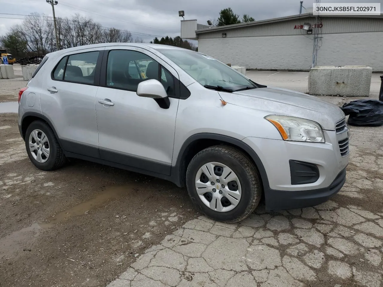 2015 Chevrolet Trax Ls VIN: 3GNCJKSB5FL202971 Lot: 44665224