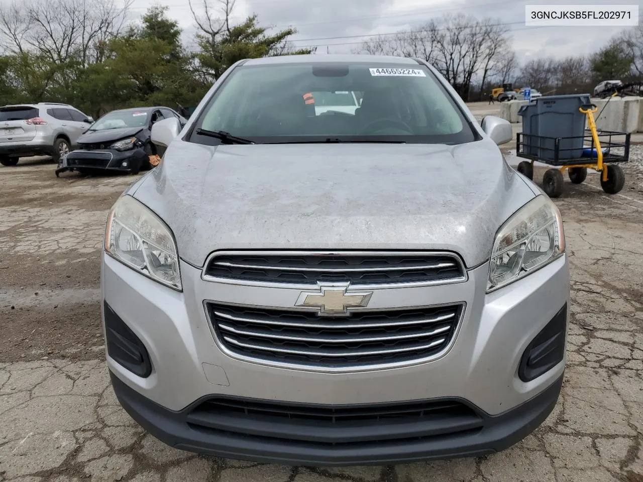 2015 Chevrolet Trax Ls VIN: 3GNCJKSB5FL202971 Lot: 44665224