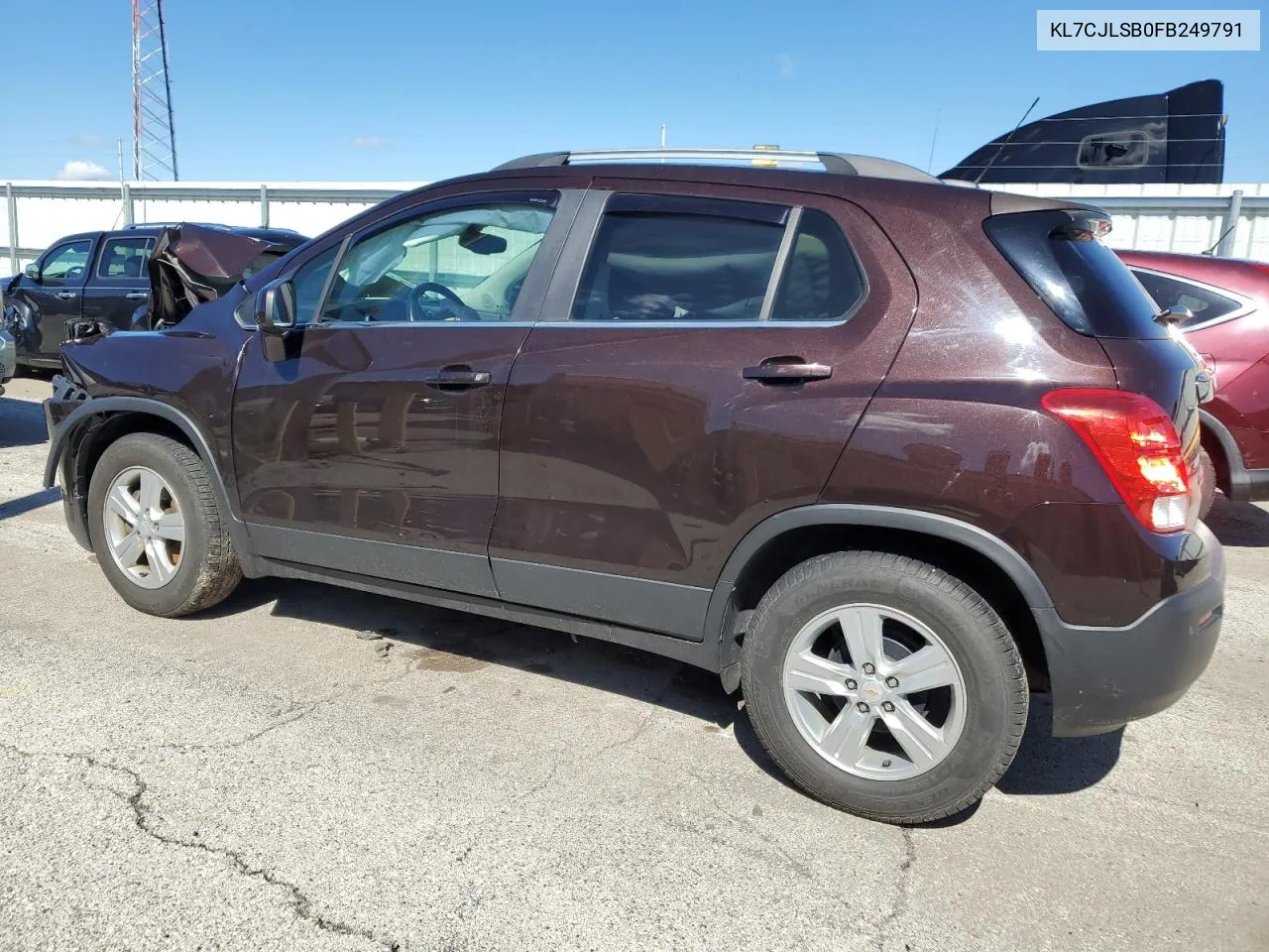 2015 Chevrolet Trax 1Lt VIN: KL7CJLSB0FB249791 Lot: 49617044