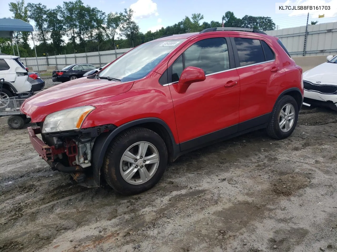 2015 Chevrolet Trax 1Lt VIN: KL7CJLSB8FB161703 Lot: 53640604