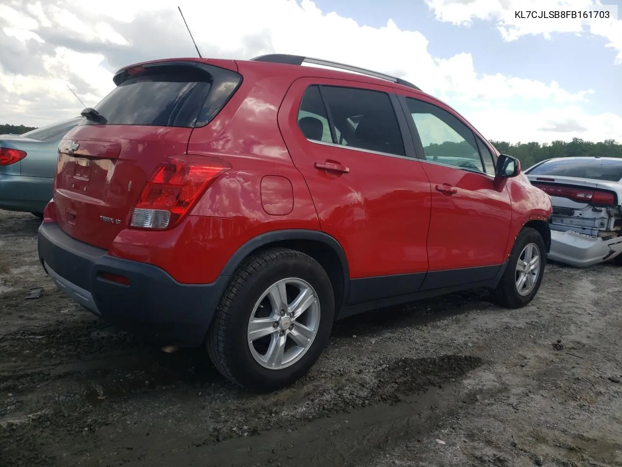 2015 Chevrolet Trax 1Lt VIN: KL7CJLSB8FB161703 Lot: 53640604