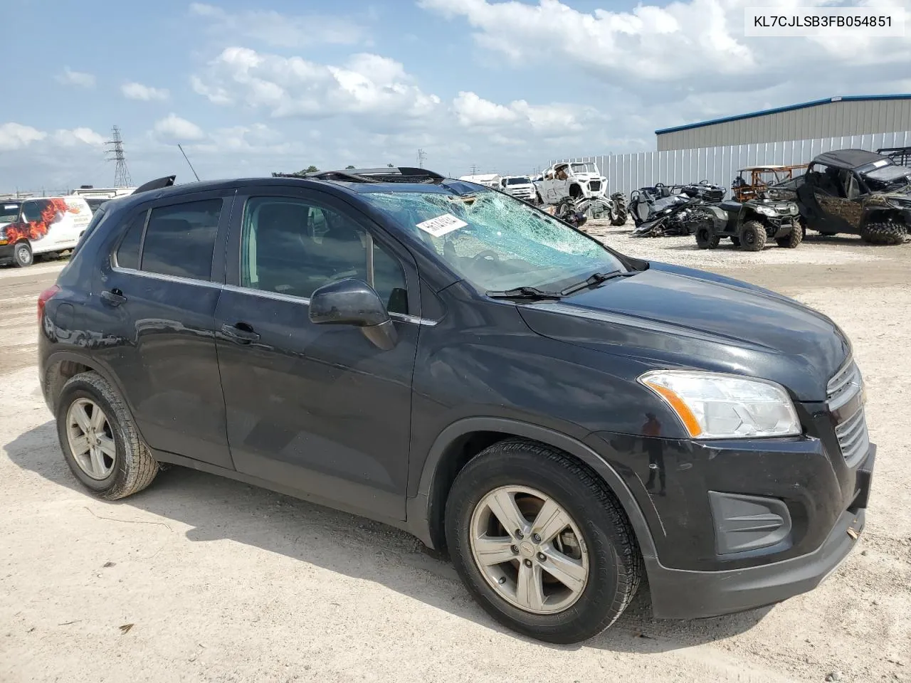 2015 Chevrolet Trax 1Lt VIN: KL7CJLSB3FB054851 Lot: 56147934