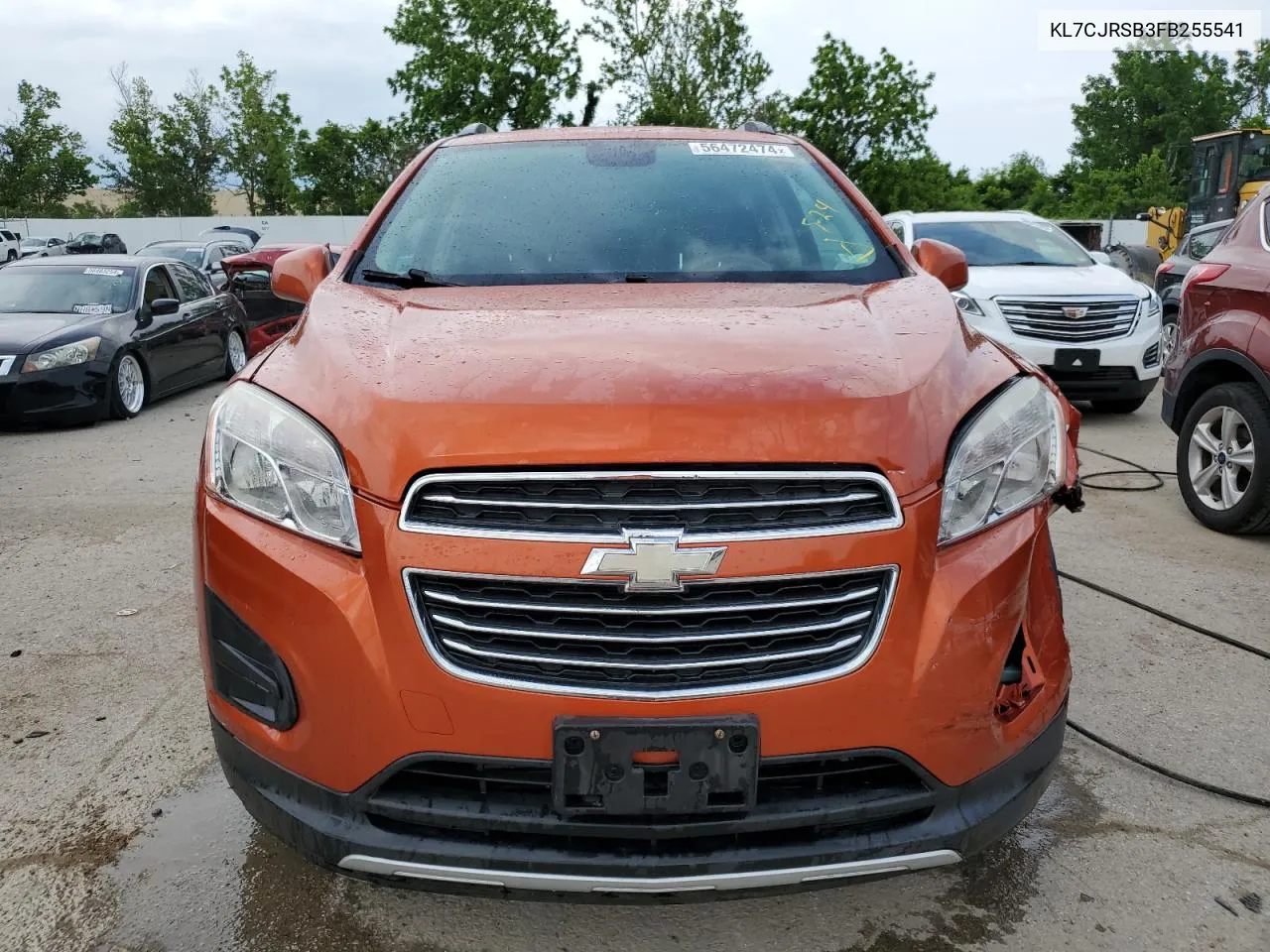 2015 Chevrolet Trax 1Lt VIN: KL7CJRSB3FB255541 Lot: 56472474