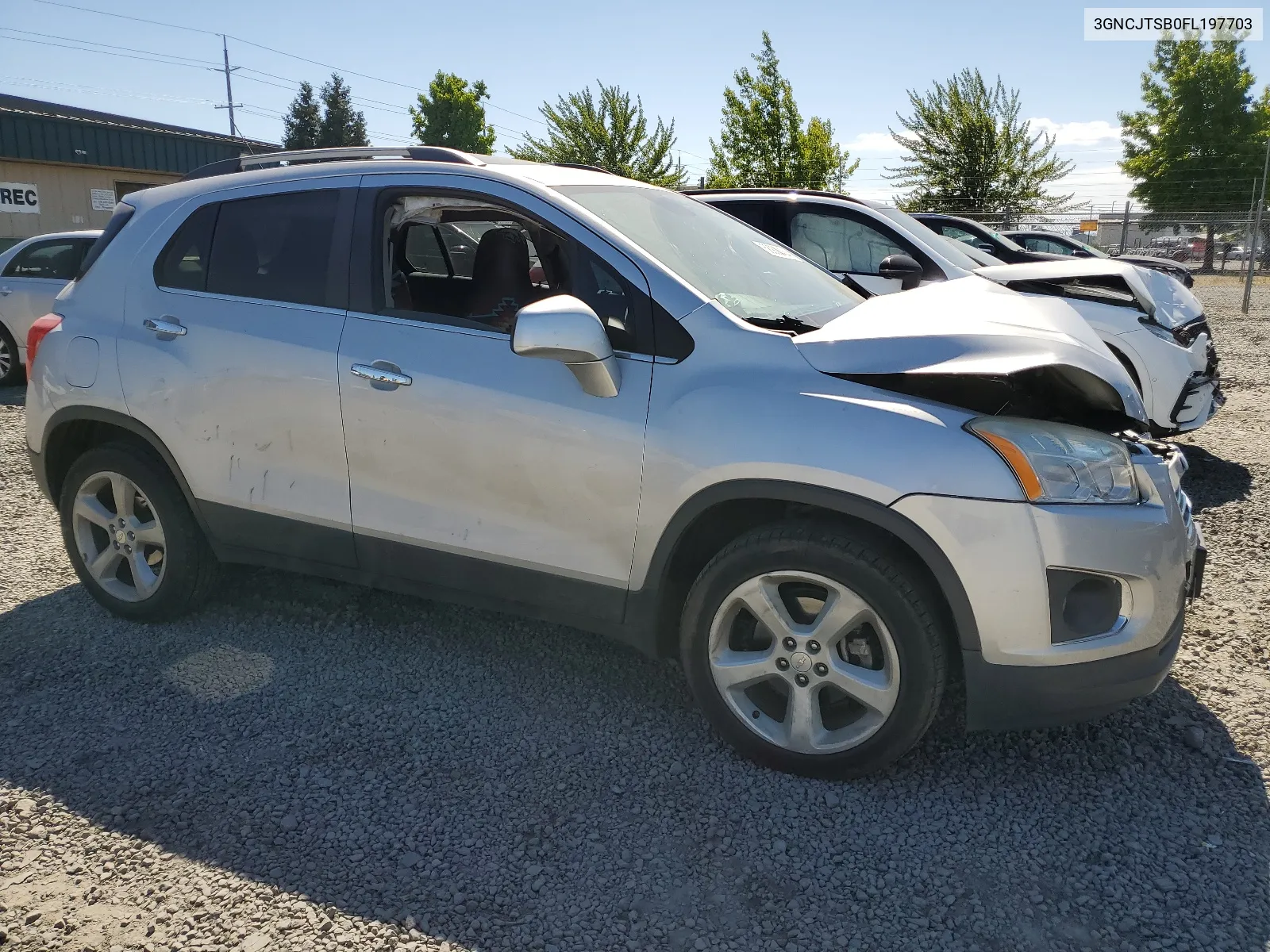 2015 Chevrolet Trax Ltz VIN: 3GNCJTSB0FL197703 Lot: 58908484