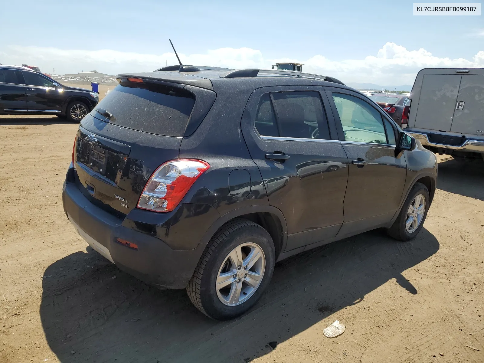 KL7CJRSB8FB099187 2015 Chevrolet Trax 1Lt