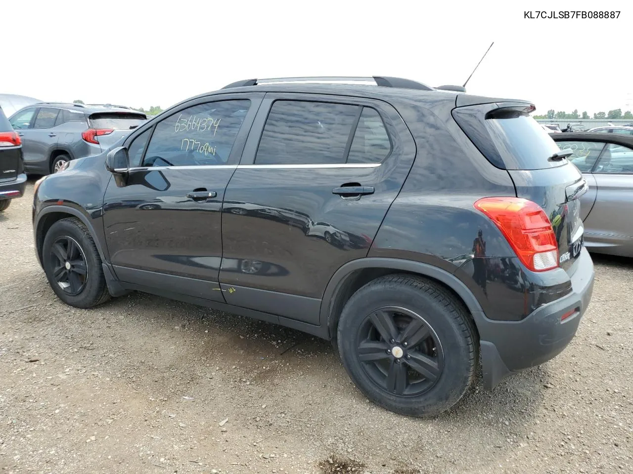 2015 Chevrolet Trax 1Lt VIN: KL7CJLSB7FB088887 Lot: 63664374