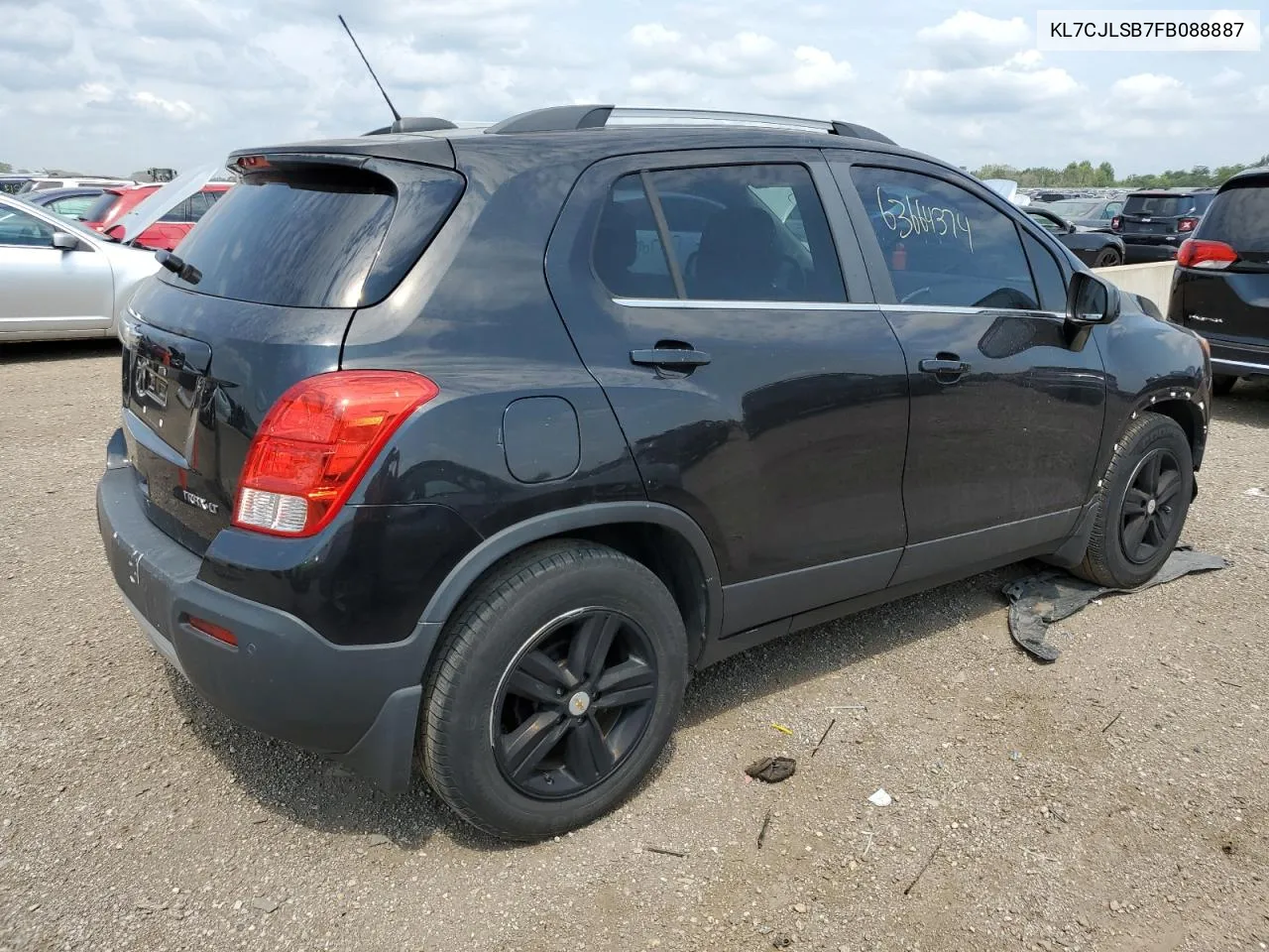 2015 Chevrolet Trax 1Lt VIN: KL7CJLSB7FB088887 Lot: 63664374