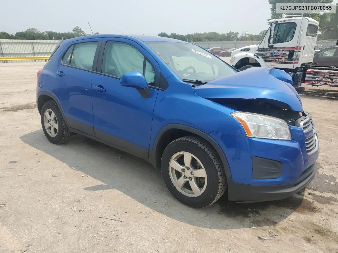 2015 Chevrolet Trax 1Ls VIN: KL7CJPSB1FB078055 Lot: 63749554