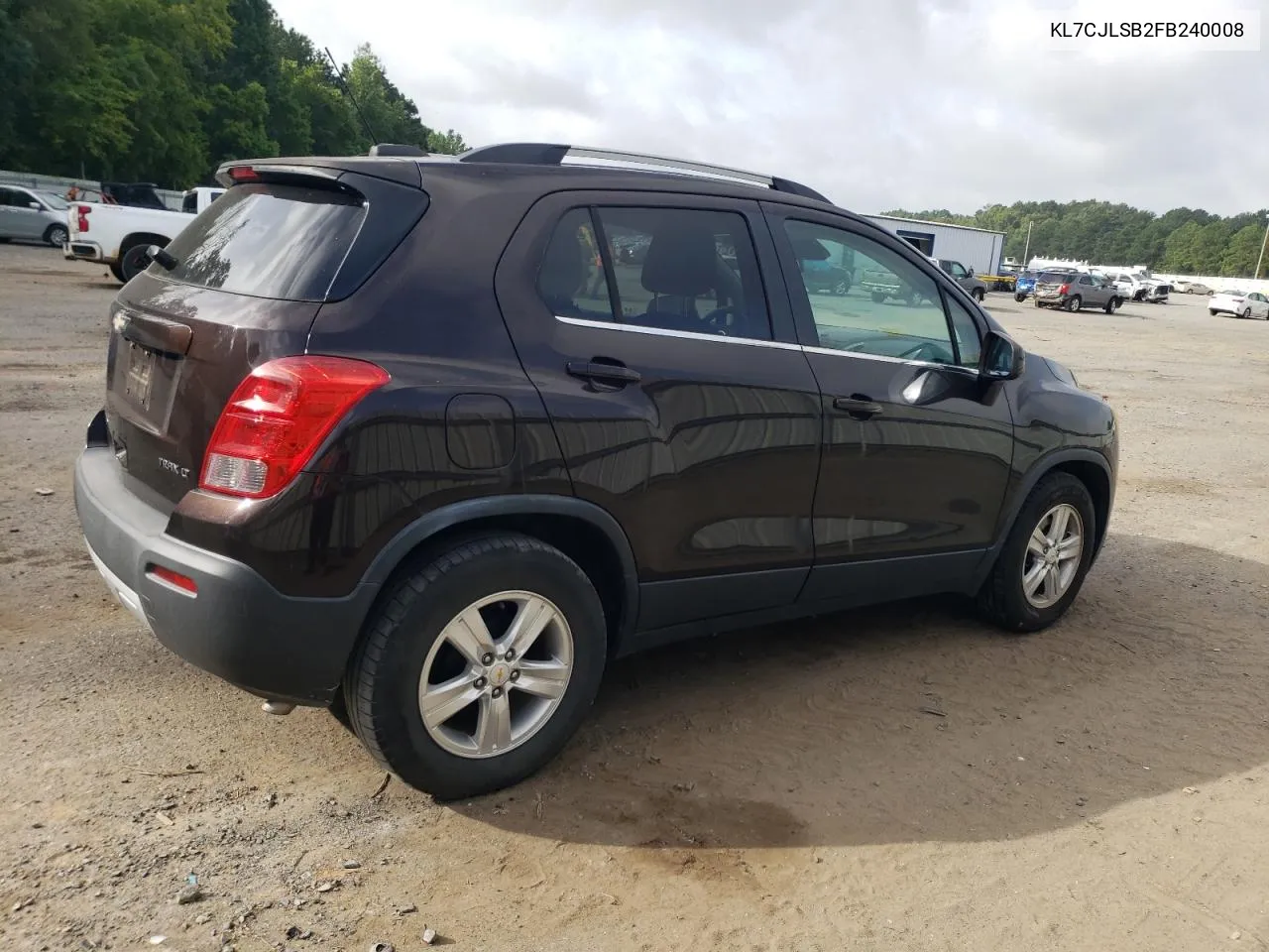 2015 Chevrolet Trax 1Lt VIN: KL7CJLSB2FB240008 Lot: 65619794