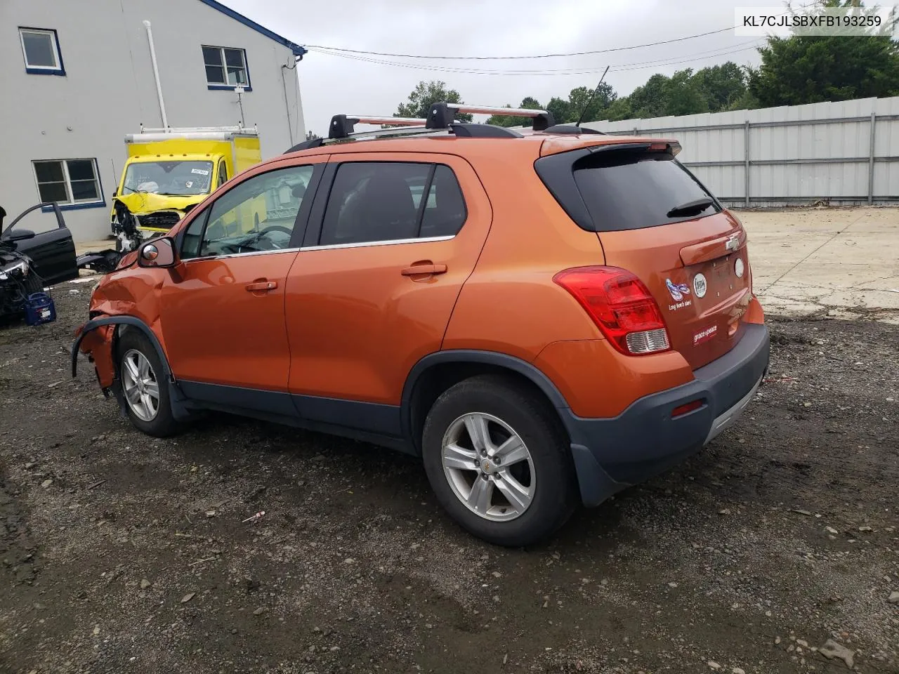 2015 Chevrolet Trax 1Lt VIN: KL7CJLSBXFB193259 Lot: 66288144