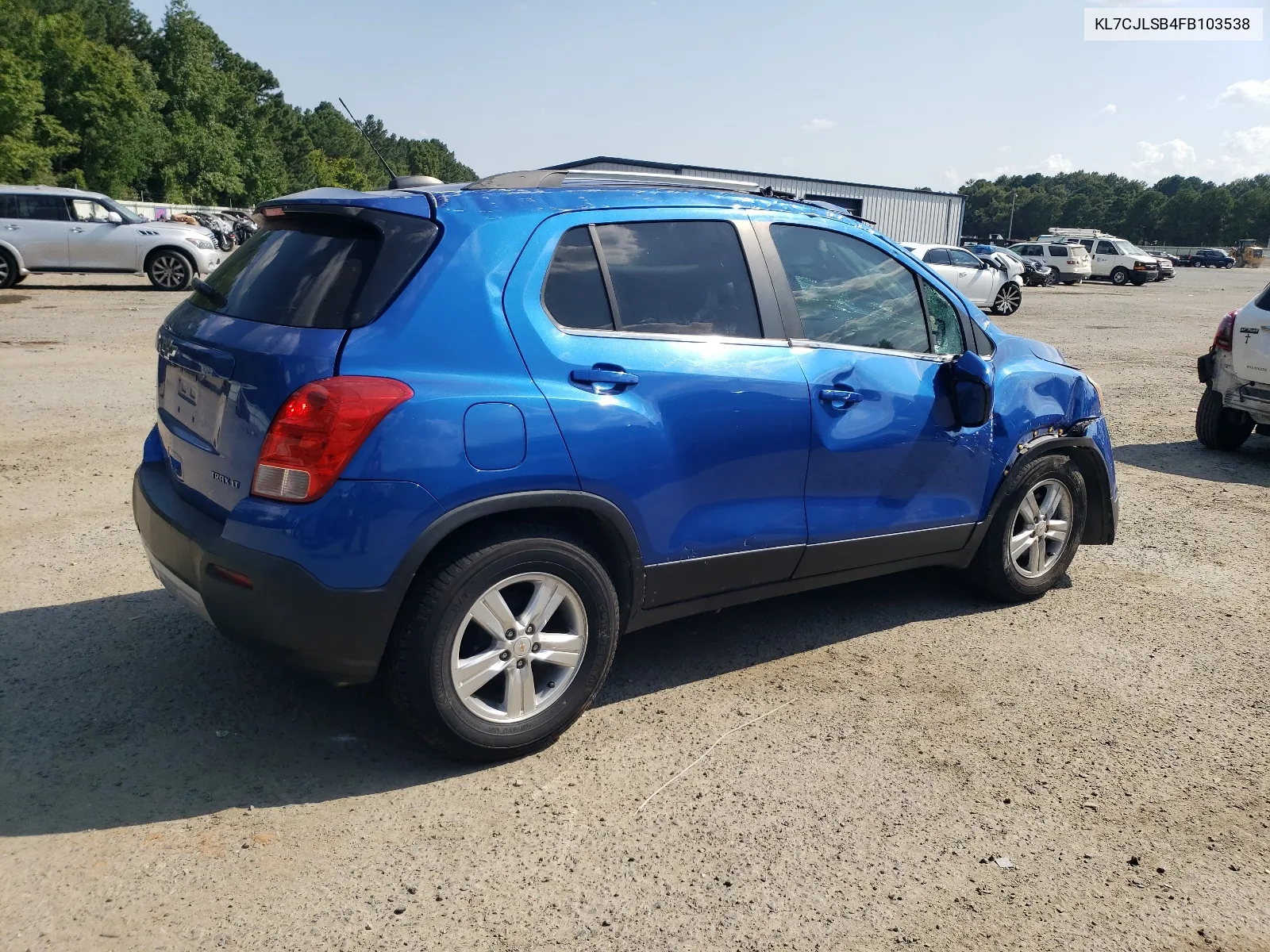 2015 Chevrolet Trax 1Lt VIN: KL7CJLSB4FB103538 Lot: 67309654