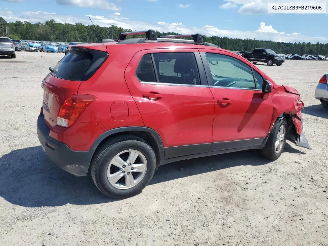 KL7CJLSB3FB219605 2015 Chevrolet Trax 1Lt