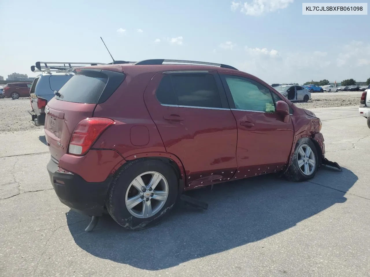 2015 Chevrolet Trax 1Lt VIN: KL7CJLSBXFB061098 Lot: 68346874