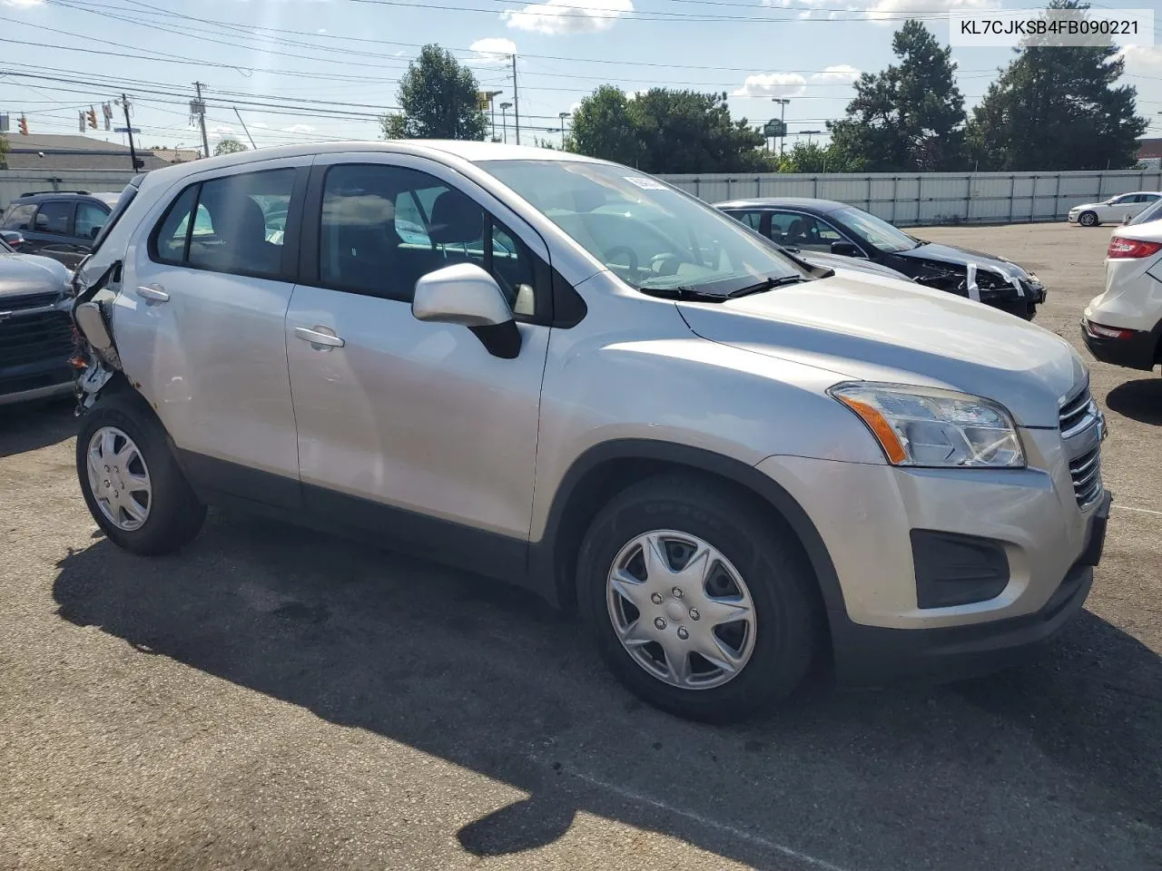 2015 Chevrolet Trax Ls VIN: KL7CJKSB4FB090221 Lot: 69402414