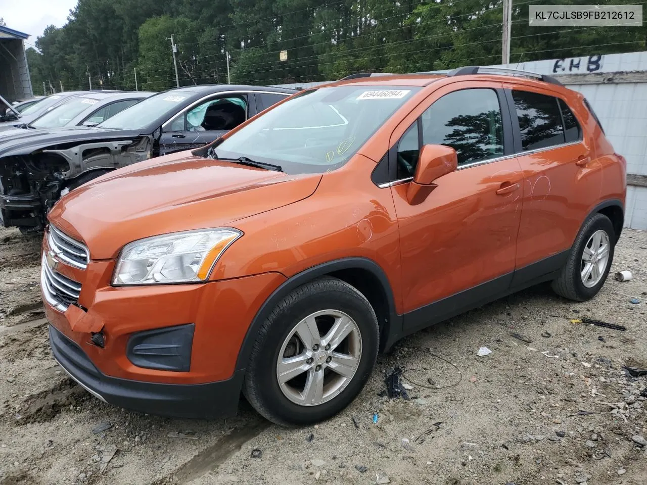 KL7CJLSB9FB212612 2015 Chevrolet Trax 1Lt