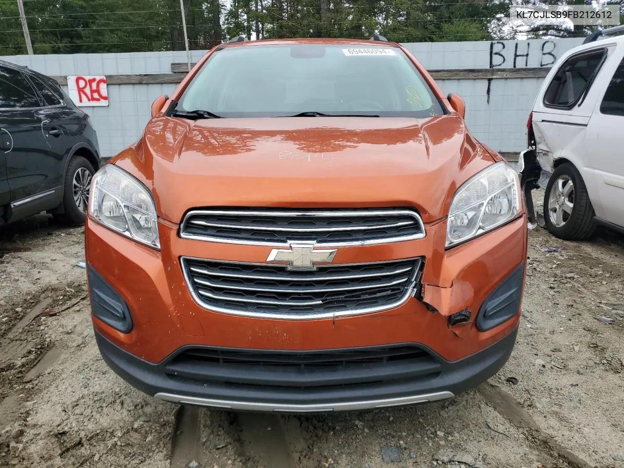 KL7CJLSB9FB212612 2015 Chevrolet Trax 1Lt