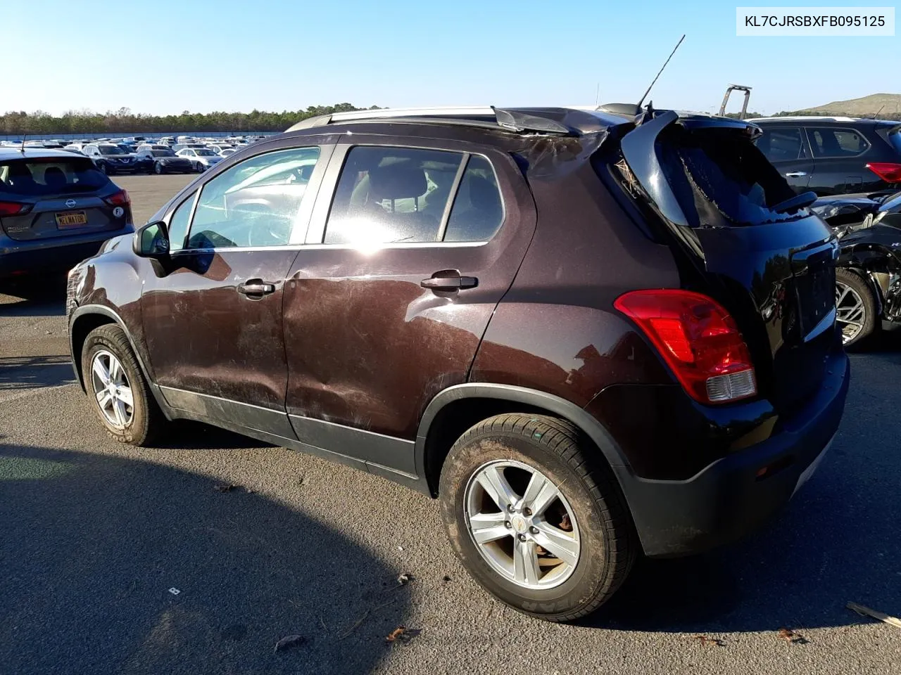 KL7CJRSBXFB095125 2015 Chevrolet Trax 1Lt