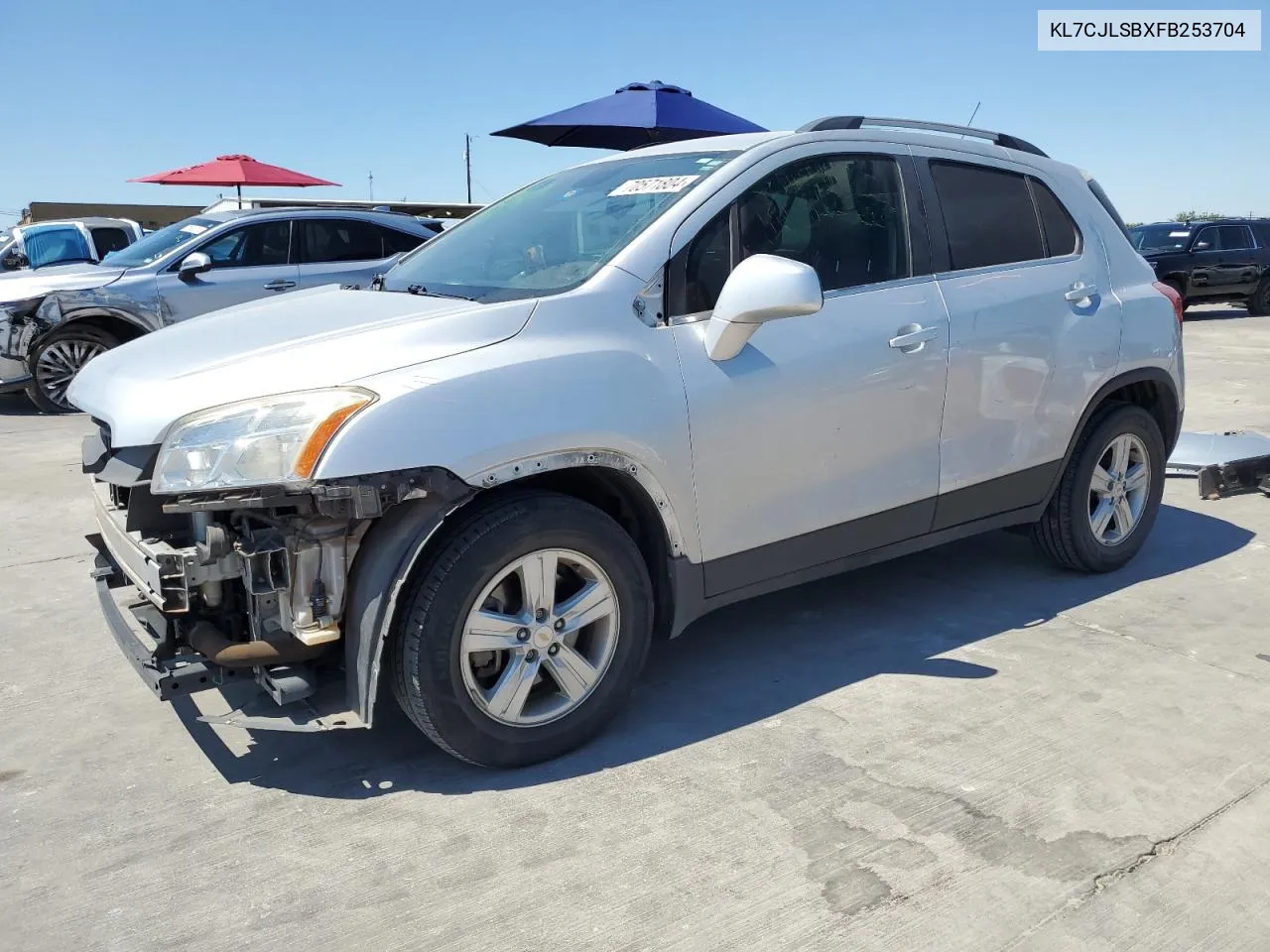 2015 Chevrolet Trax 1Lt VIN: KL7CJLSBXFB253704 Lot: 70571804