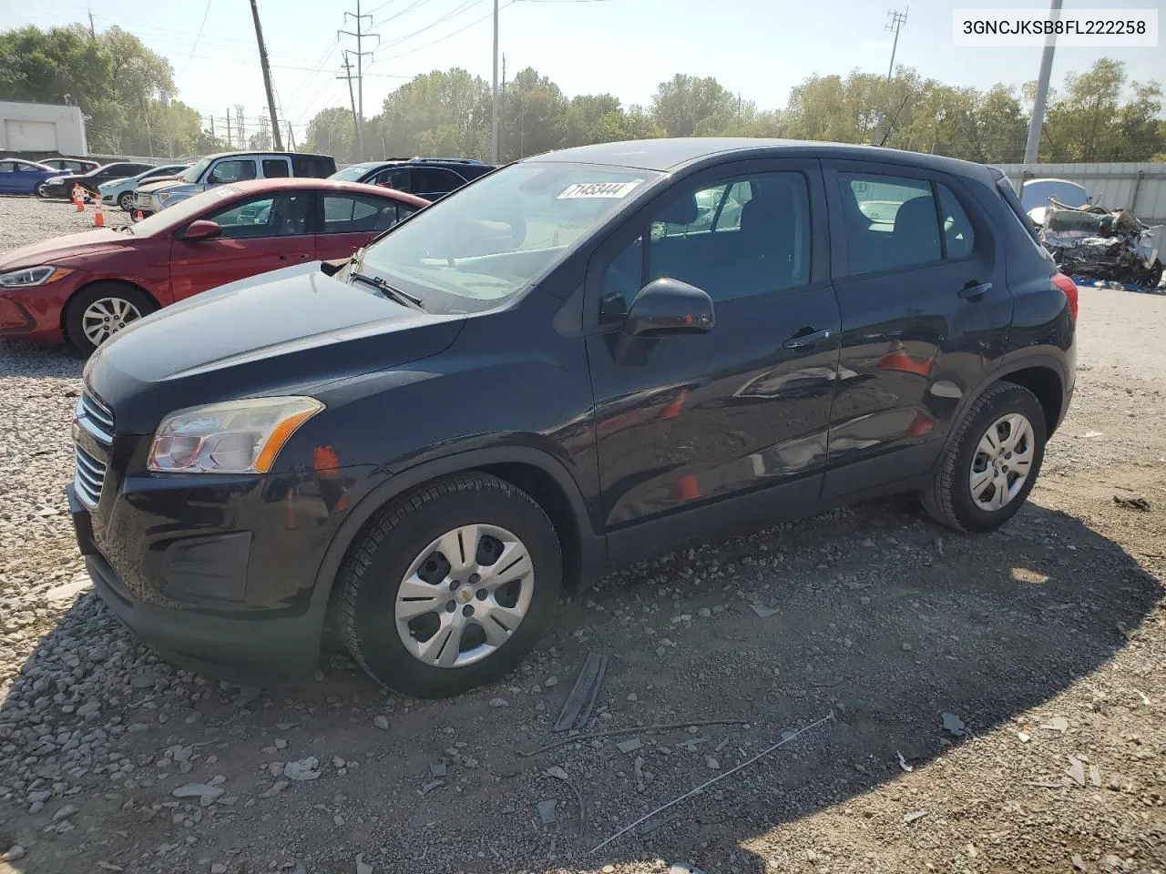 2015 Chevrolet Trax Ls VIN: 3GNCJKSB8FL222258 Lot: 71453444