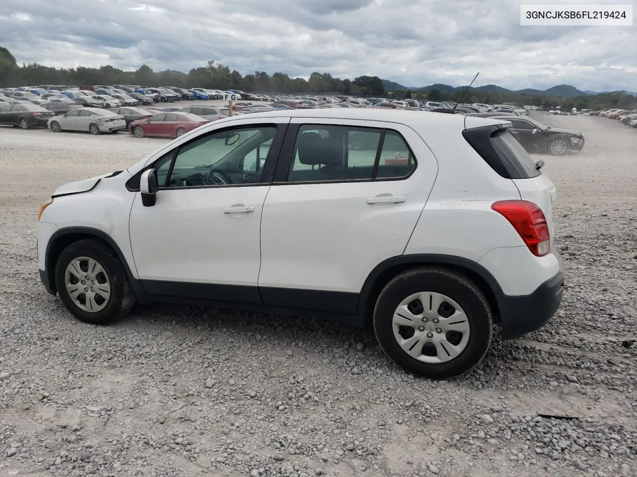 2015 Chevrolet Trax Ls VIN: 3GNCJKSB6FL219424 Lot: 71597334