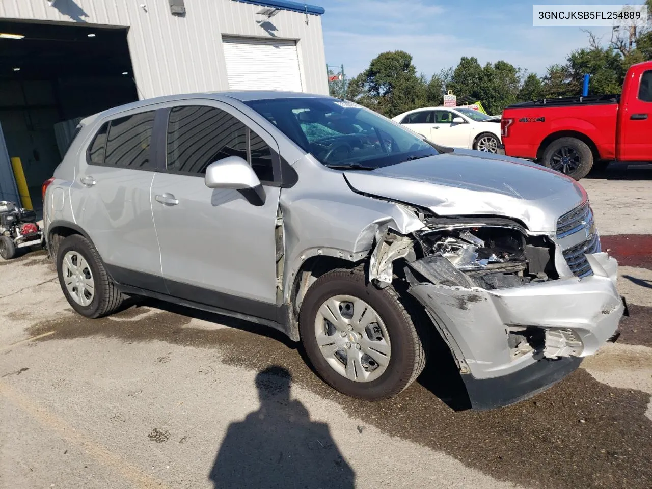 2015 Chevrolet Trax Ls VIN: 3GNCJKSB5FL254889 Lot: 71780164