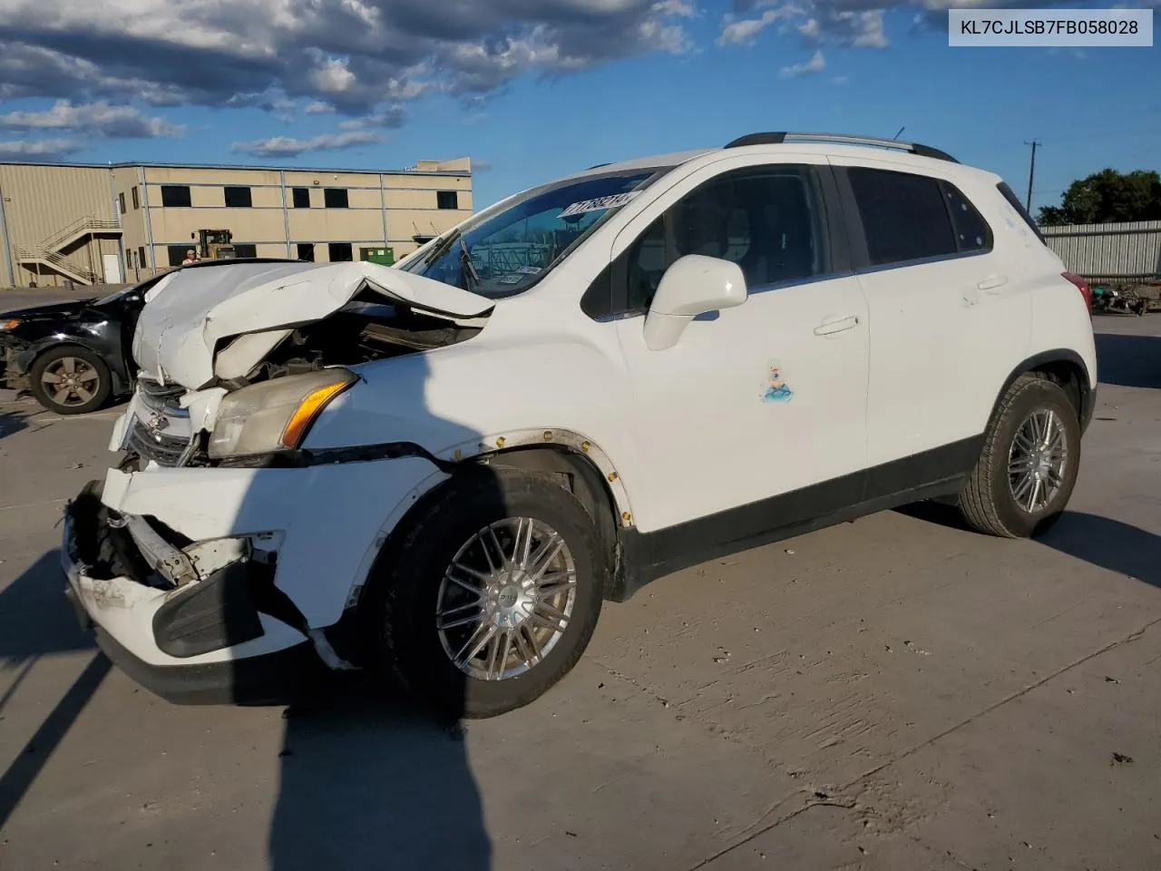 2015 Chevrolet Trax 1Lt VIN: KL7CJLSB7FB058028 Lot: 71788214