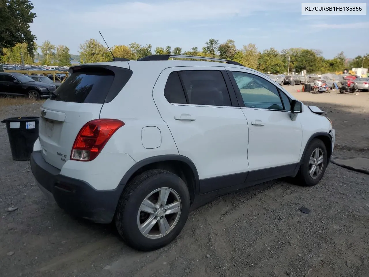 2015 Chevrolet Trax 1Lt VIN: KL7CJRSB1FB135866 Lot: 71953724