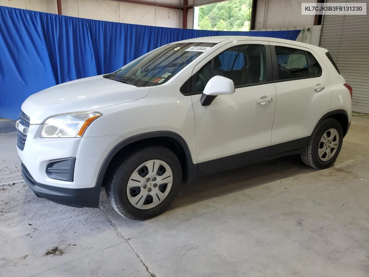 2015 Chevrolet Trax Ls VIN: KL7CJKSB3FB131230 Lot: 72055094