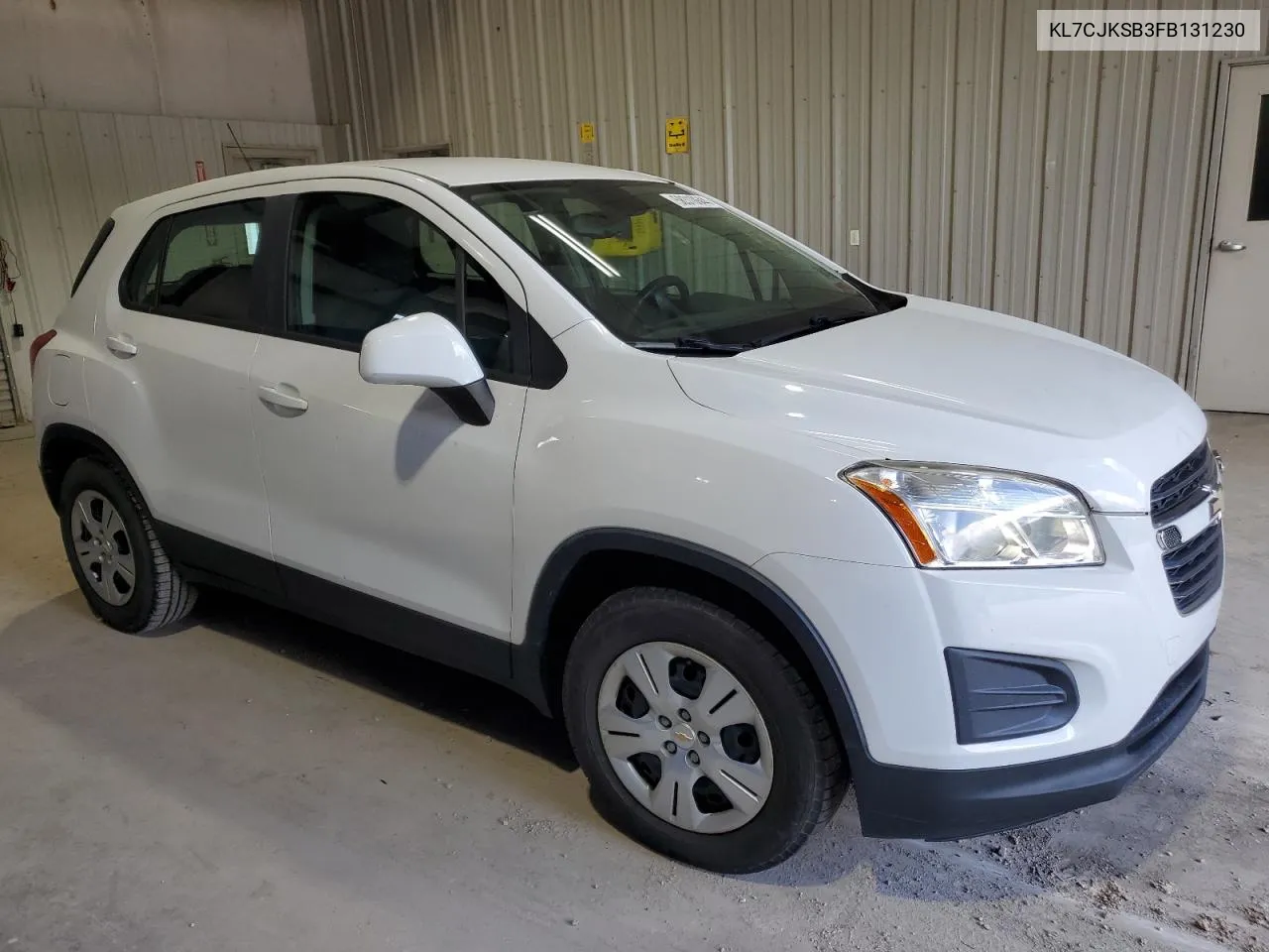 2015 Chevrolet Trax Ls VIN: KL7CJKSB3FB131230 Lot: 72055094