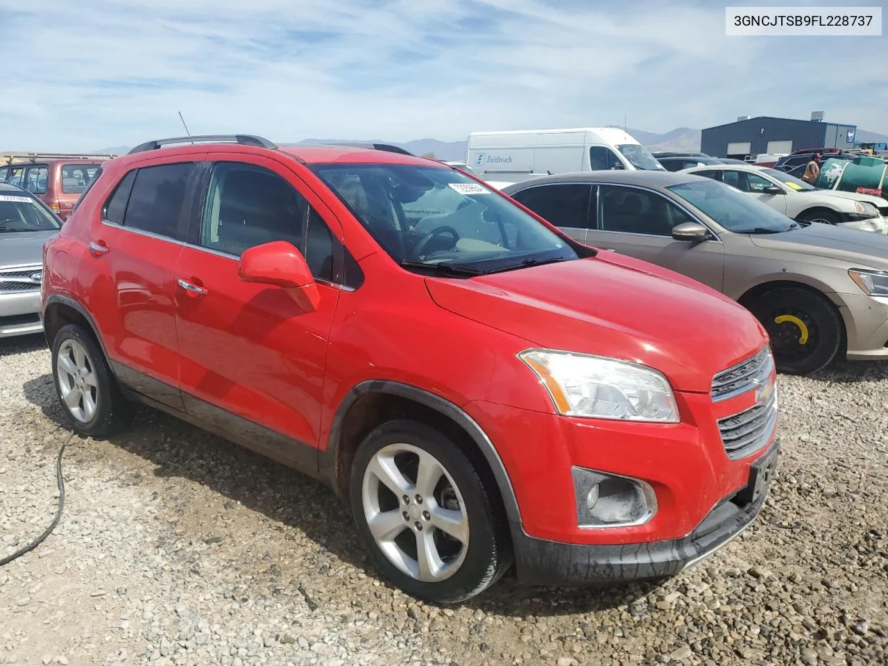 2015 Chevrolet Trax Ltz VIN: 3GNCJTSB9FL228737 Lot: 72259654