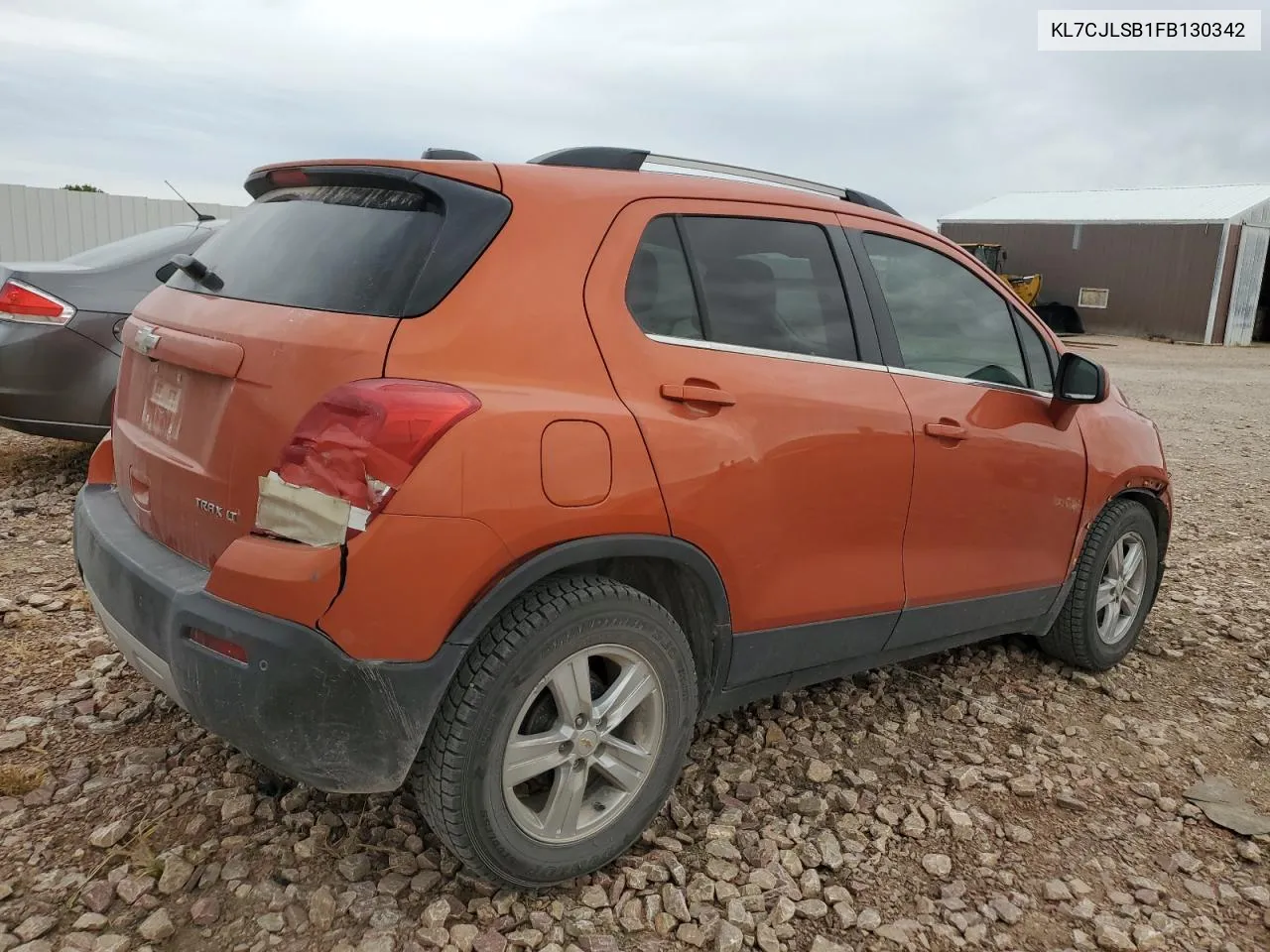 2015 Chevrolet Trax 1Lt VIN: KL7CJLSB1FB130342 Lot: 72525424