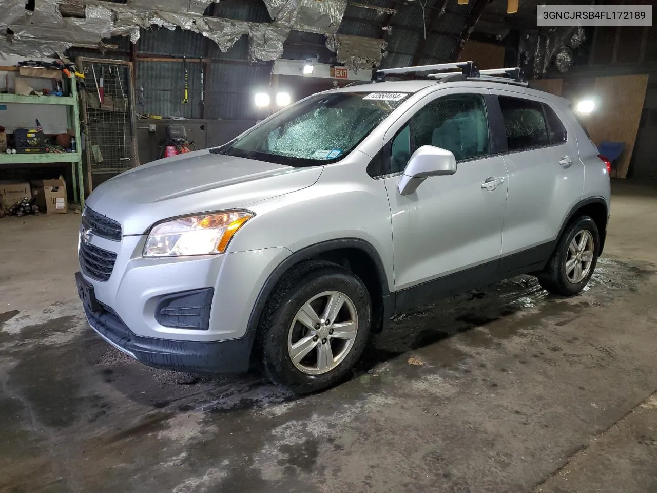 2015 Chevrolet Trax 1Lt VIN: 3GNCJRSB4FL172189 Lot: 72560484