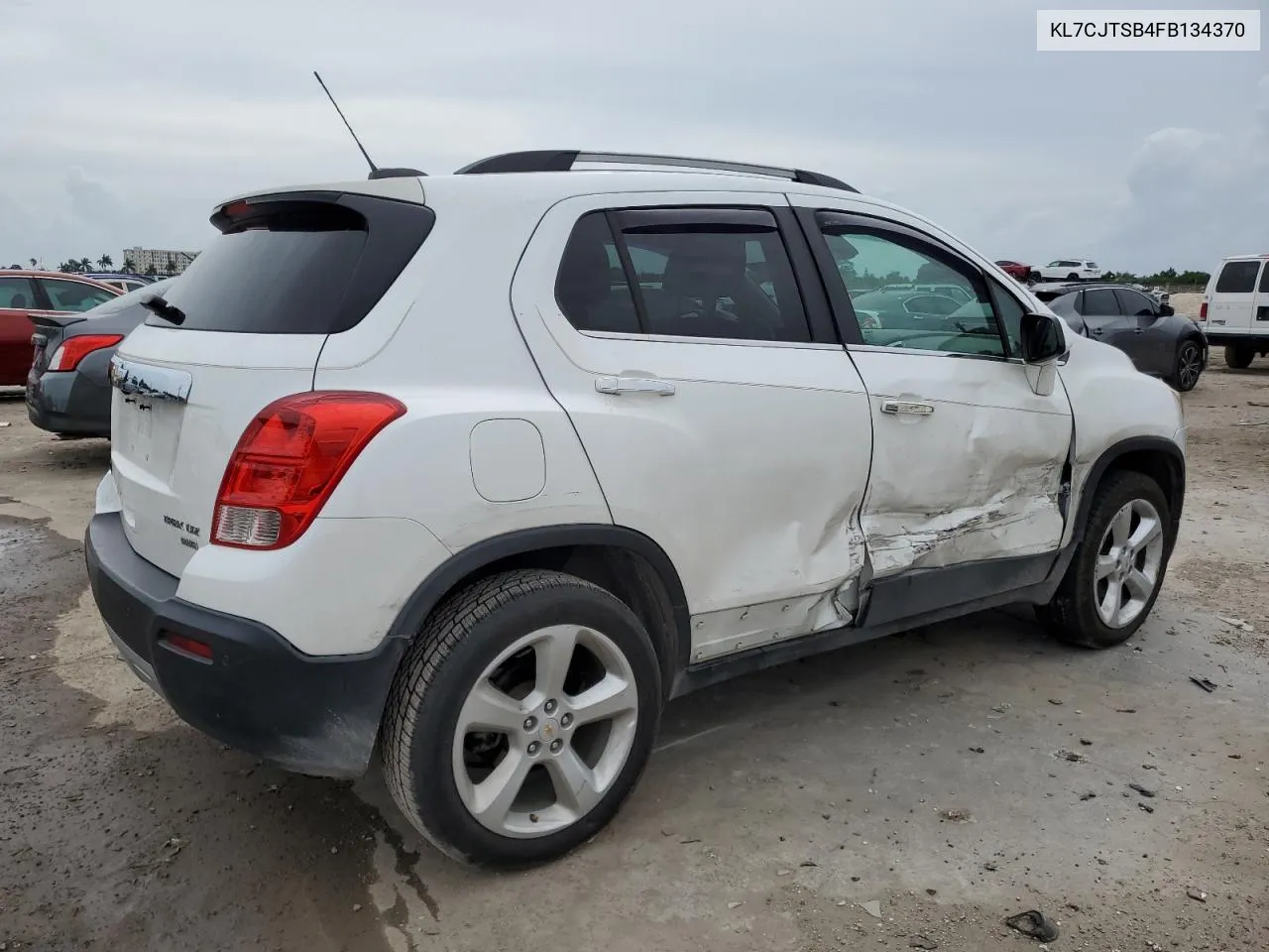 2015 Chevrolet Trax Ltz VIN: KL7CJTSB4FB134370 Lot: 72589844