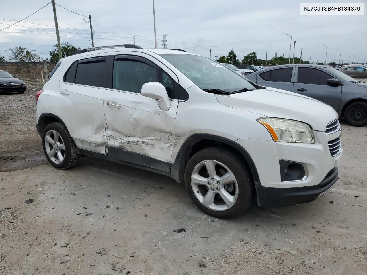 2015 Chevrolet Trax Ltz VIN: KL7CJTSB4FB134370 Lot: 72589844