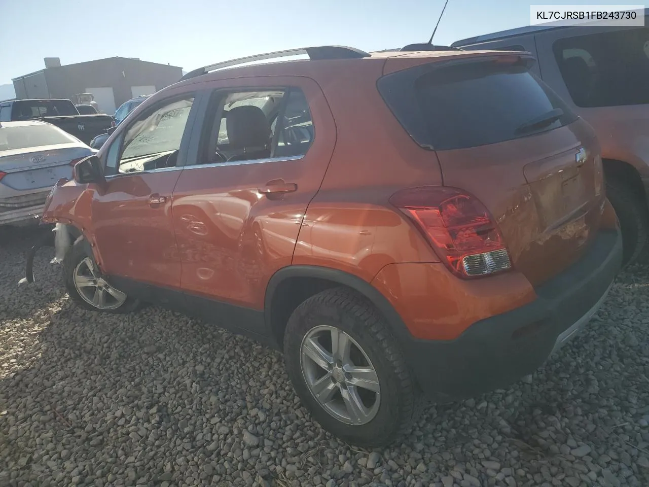 KL7CJRSB1FB243730 2015 Chevrolet Trax 1Lt