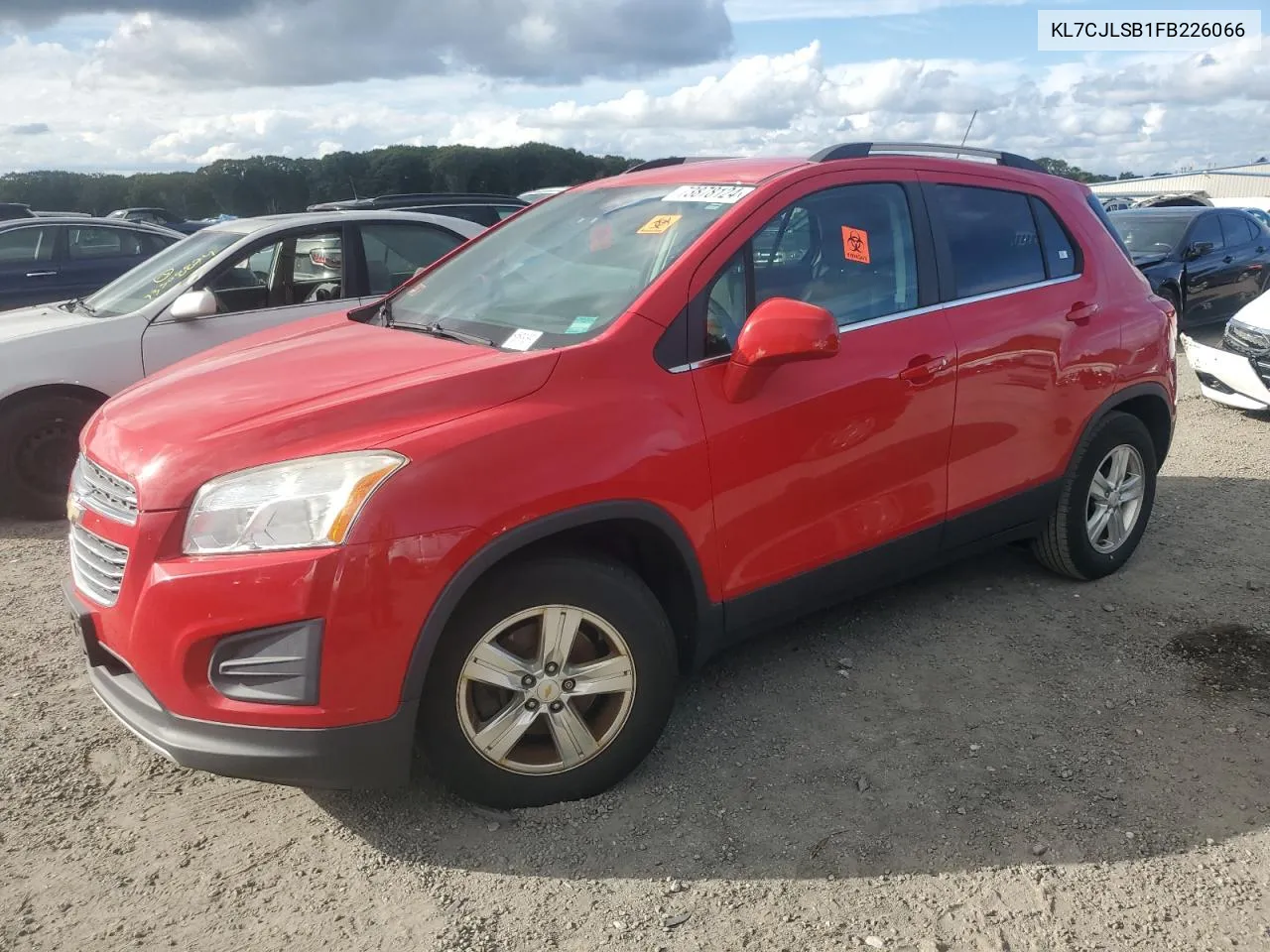 2015 Chevrolet Trax 1Lt VIN: KL7CJLSB1FB226066 Lot: 73878124