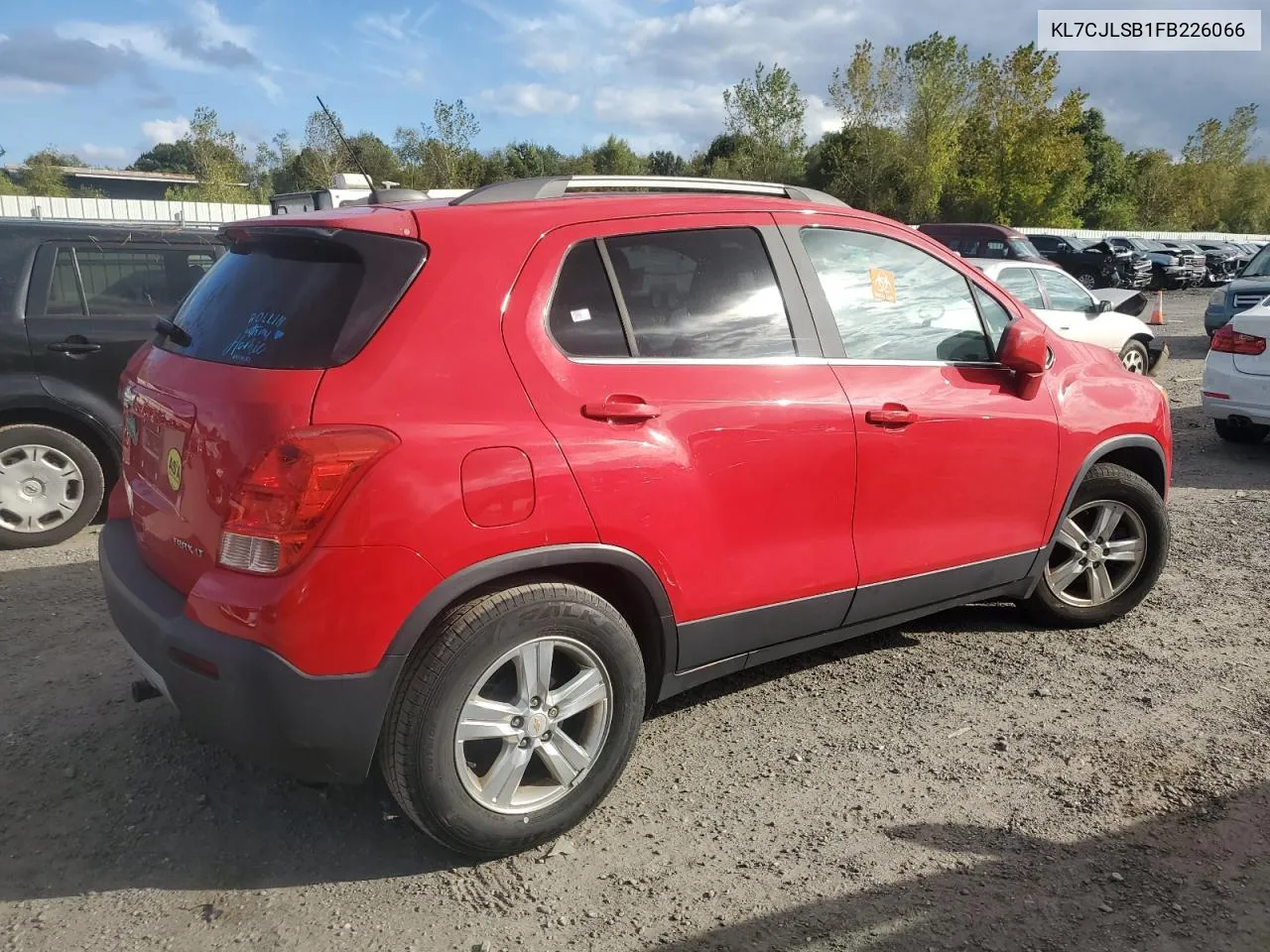 2015 Chevrolet Trax 1Lt VIN: KL7CJLSB1FB226066 Lot: 73878124