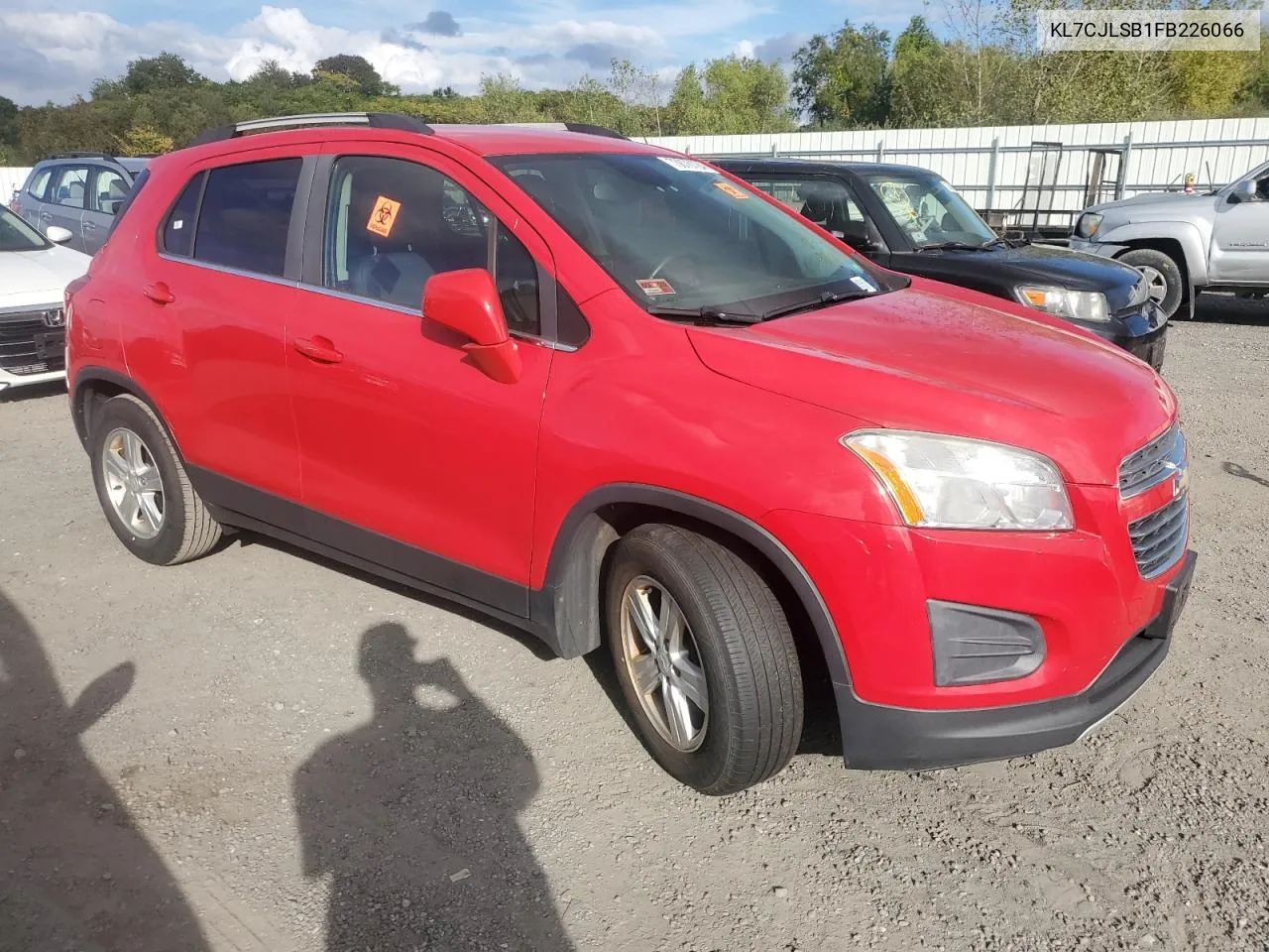 2015 Chevrolet Trax 1Lt VIN: KL7CJLSB1FB226066 Lot: 73878124