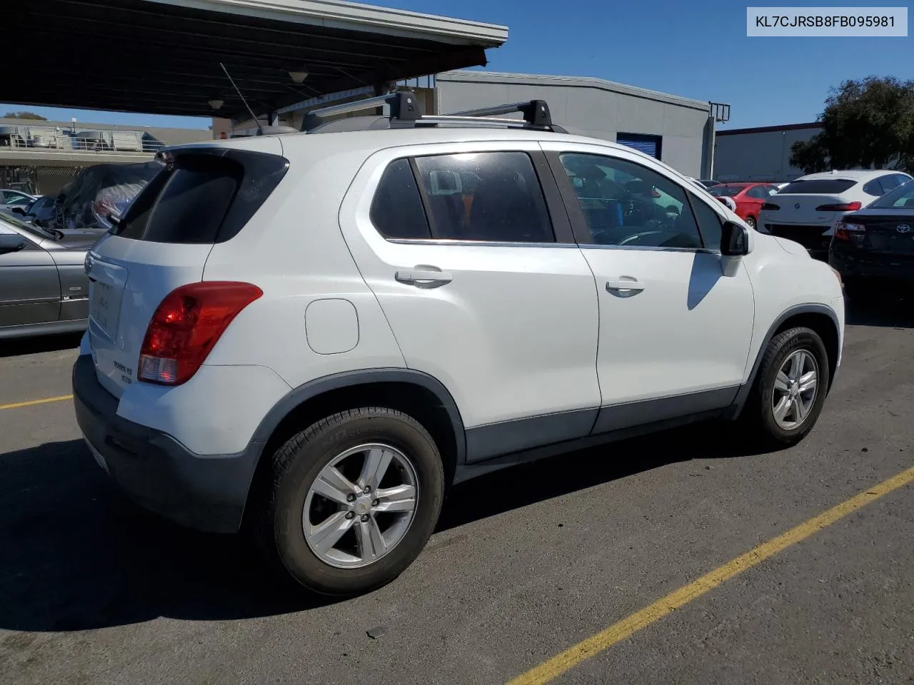 2015 Chevrolet Trax 1Lt VIN: KL7CJRSB8FB095981 Lot: 74148484