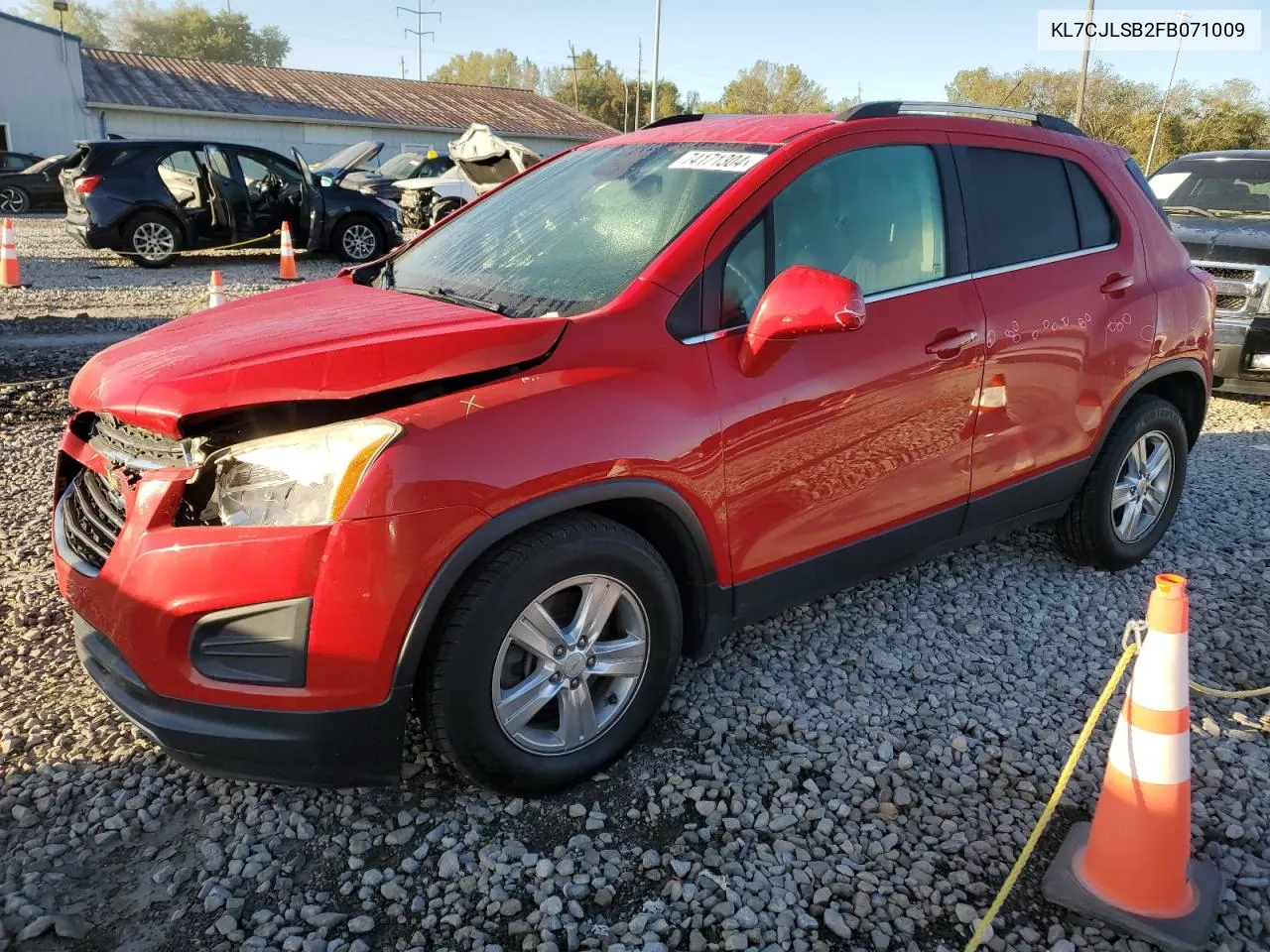 2015 Chevrolet Trax 1Lt VIN: KL7CJLSB2FB071009 Lot: 74171304