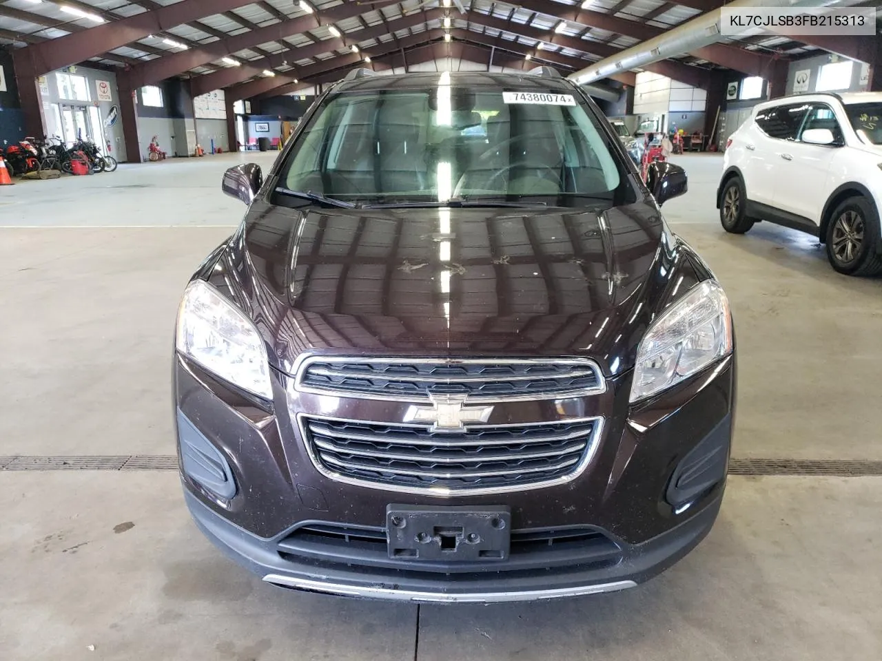 2015 Chevrolet Trax 1Lt VIN: KL7CJLSB3FB215313 Lot: 74380074