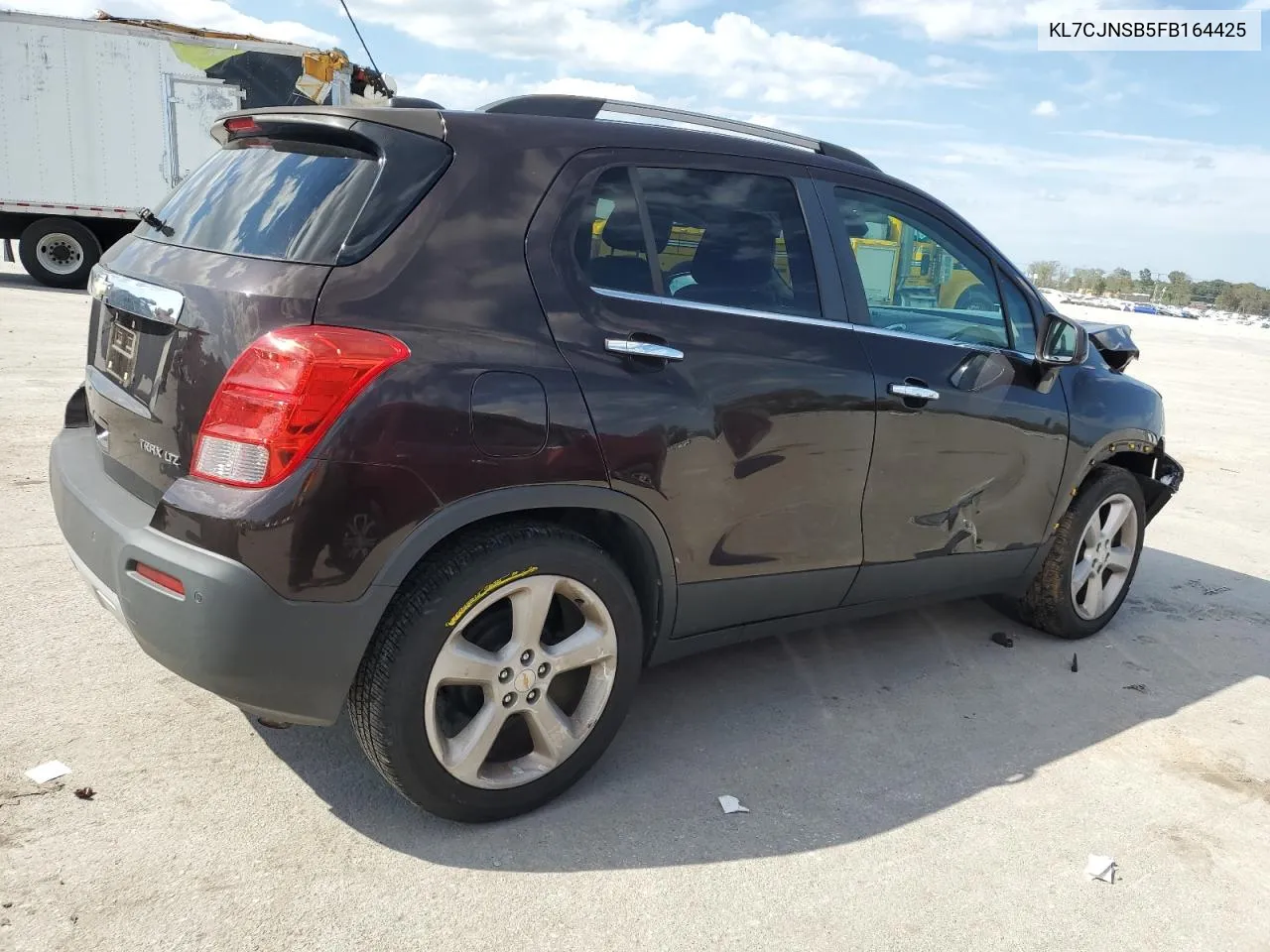 2015 Chevrolet Trax Ltz VIN: KL7CJNSB5FB164425 Lot: 74628114