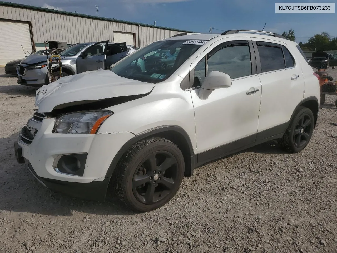 2015 Chevrolet Trax Ltz VIN: KL7CJTSB6FB073233 Lot: 74671344