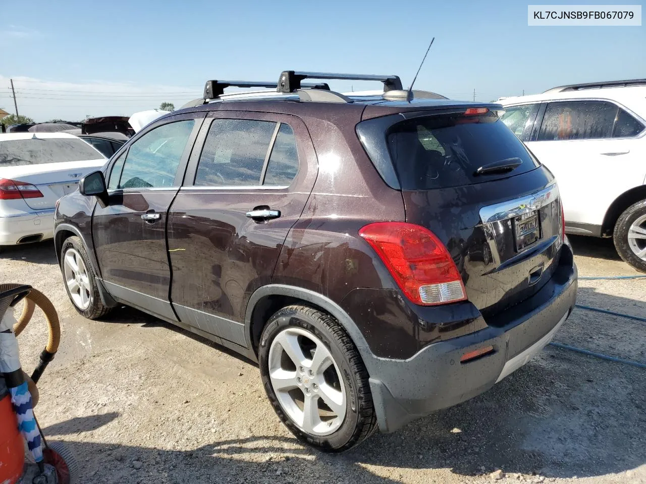 2015 Chevrolet Trax Ltz VIN: KL7CJNSB9FB067079 Lot: 74897424