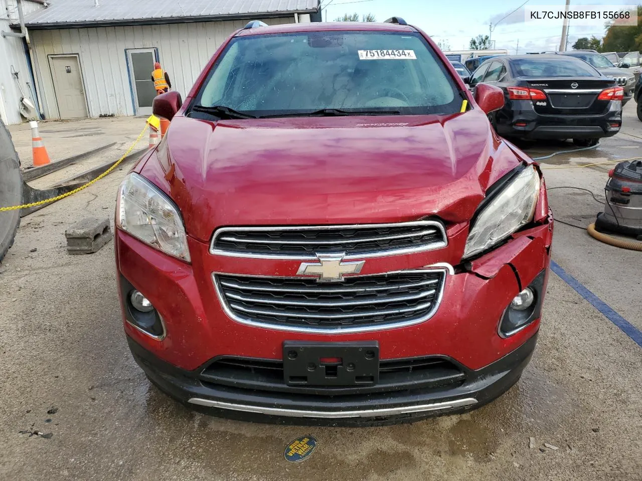 2015 Chevrolet Trax Ltz VIN: KL7CJNSB8FB155668 Lot: 75184434