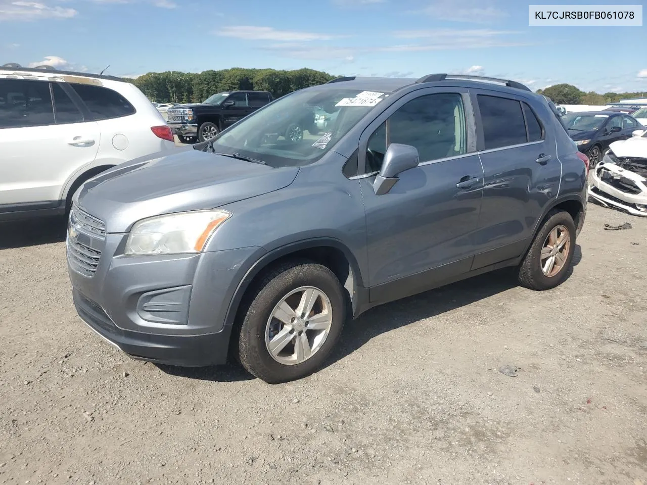 2015 Chevrolet Trax 1Lt VIN: KL7CJRSB0FB061078 Lot: 75471674