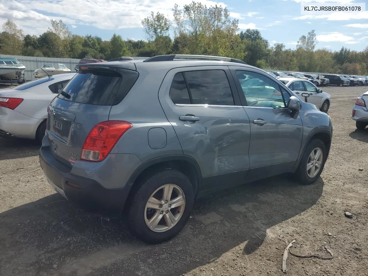 2015 Chevrolet Trax 1Lt VIN: KL7CJRSB0FB061078 Lot: 75471674