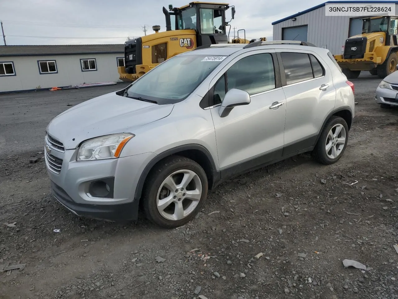 2015 Chevrolet Trax Ltz VIN: 3GNCJTSB7FL228624 Lot: 75475914