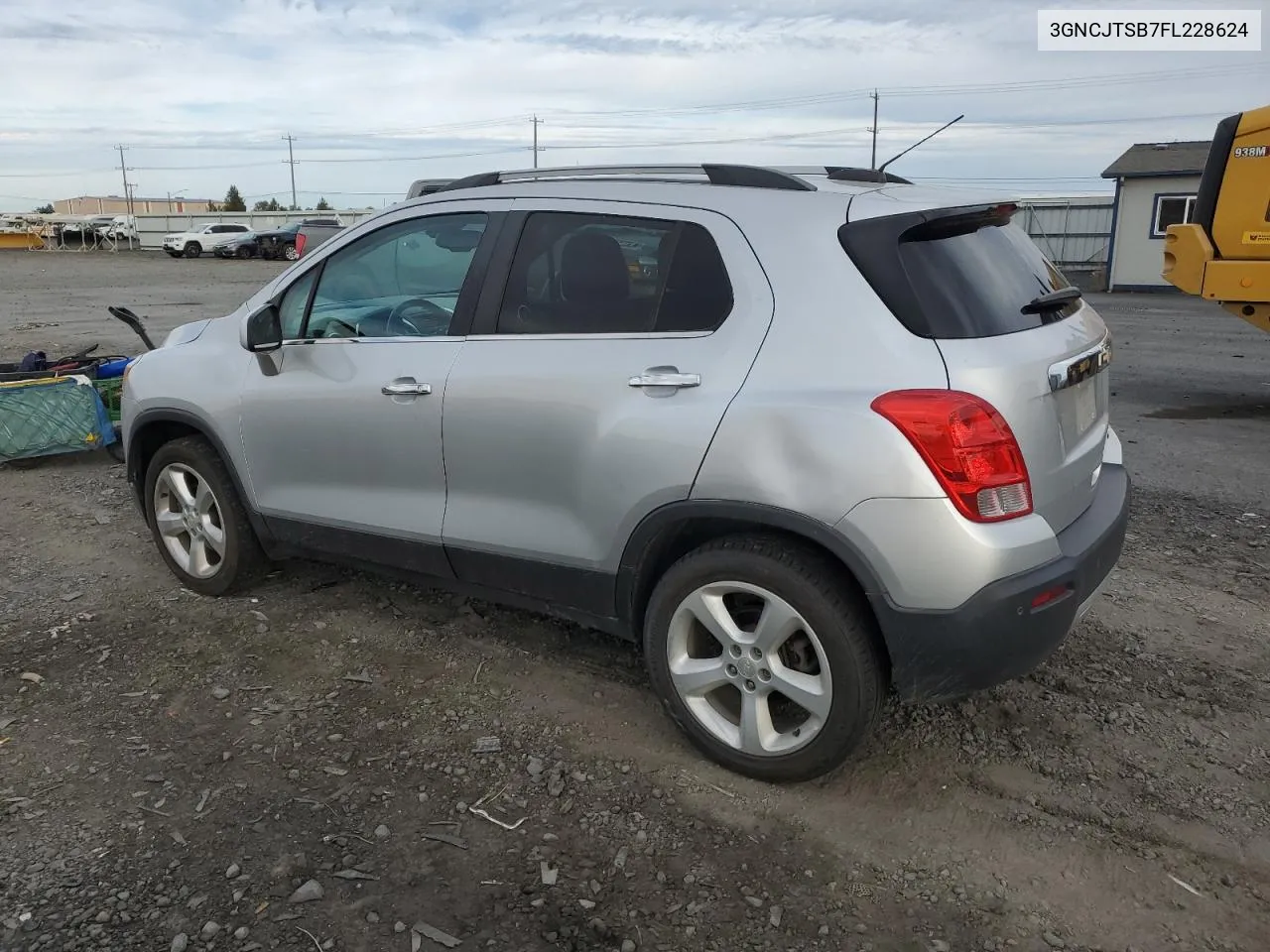 2015 Chevrolet Trax Ltz VIN: 3GNCJTSB7FL228624 Lot: 75475914